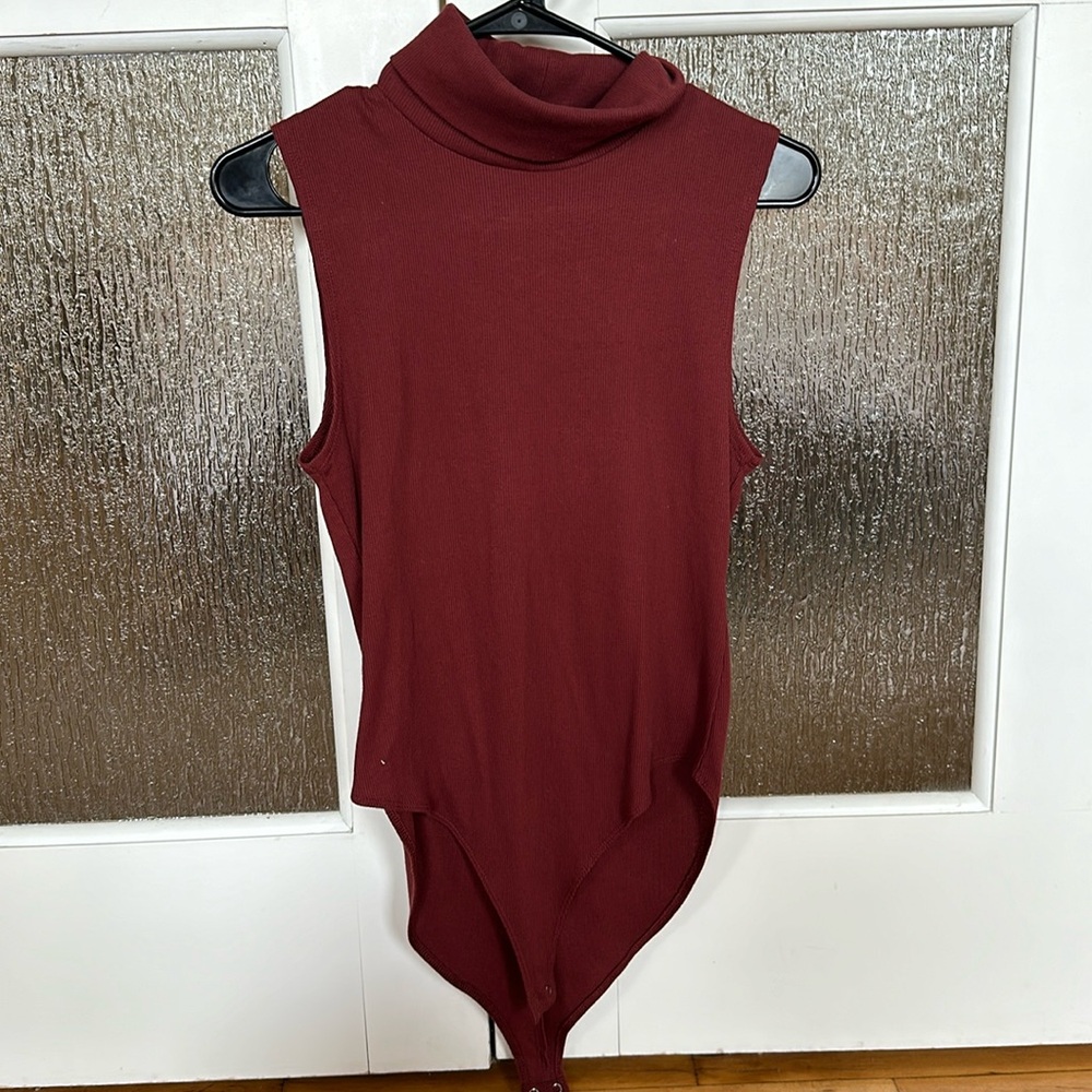 Turtleneck bodysuit